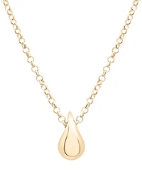 Audrey by Aurate Puff Teardrop 17" Pendant Necklace in Gold Vermeil, Created for Macy's