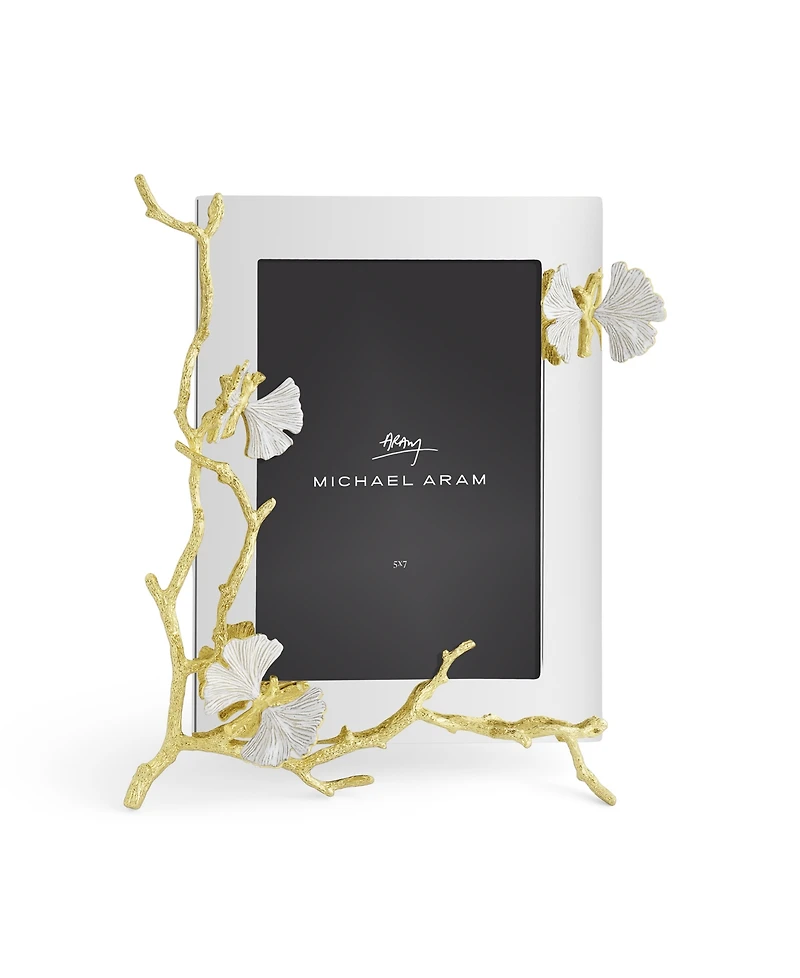 Michael Aram Butterfly Ginkgo Gold Reflective Frame, 5" x 7"