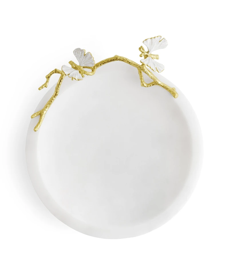 Michael Aram Butterfly Ginkgo Gold Trinket Dish, 9.5" x 8"