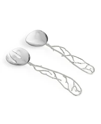 Michael Aram Pomegranate Silver and Gold Serving Set