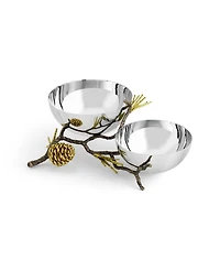 Michael Aram Pinecone Double Bowl