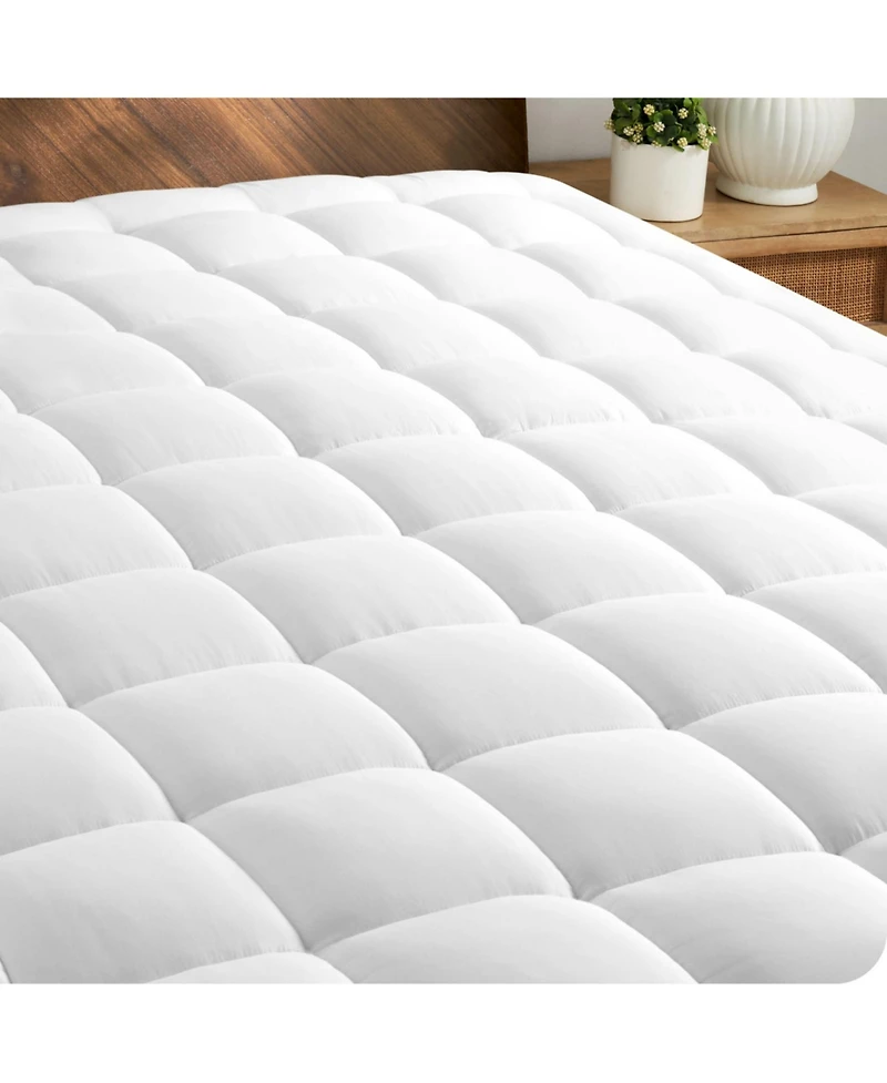 Bare Home Cotton Top Mattress Pad, Full Xl