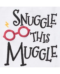Harry Potter Baby Boys 3 Piece Outfit Set: Cuddly Bodysuit Pants Hat