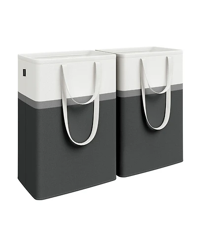 Slickblue Top Laundry Hampers for Easy Organization and Stylish Storage Solutions (Set of 2)
