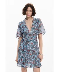 Desigual Women's Floral print midi dress