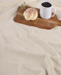 Superior Chevron All-Season Cotton Blanket, Full/Queen