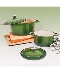 BergHOFF Neo 4pc Cast Iron Cookware Set, 3qt. & 7qt.