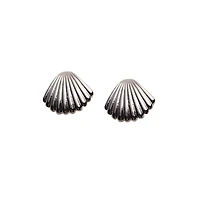Sohi Women's Seashell Stud Earrings