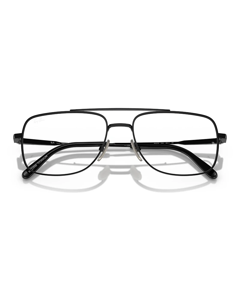 Ray-Ban Unisex William Titanium Optics Eyeglasses, RB8797