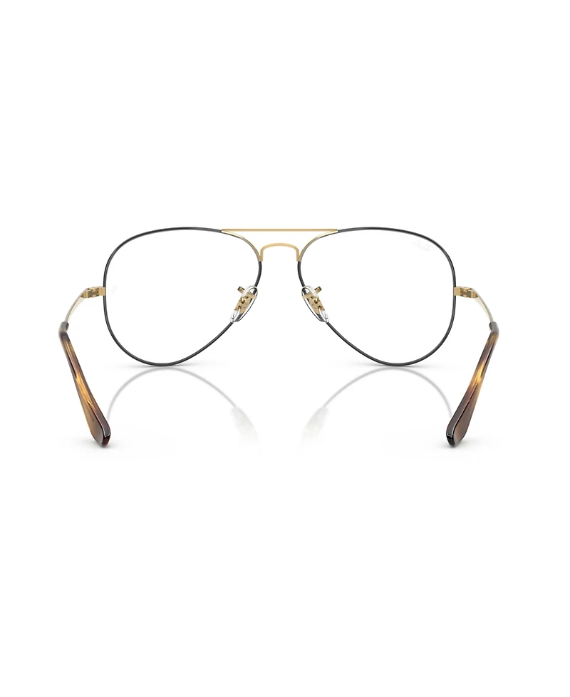 Ray-Ban Unisex Aviator Optics Eyeglasses, RB6489