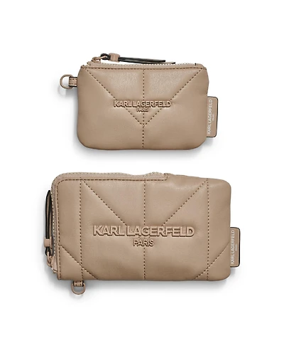 Karl Lagerfeld Paris Lanyard Zipper Wallet