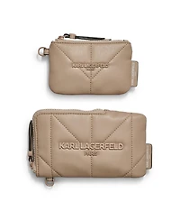 Karl Lagerfeld Paris Lanyard Zipper Wallet