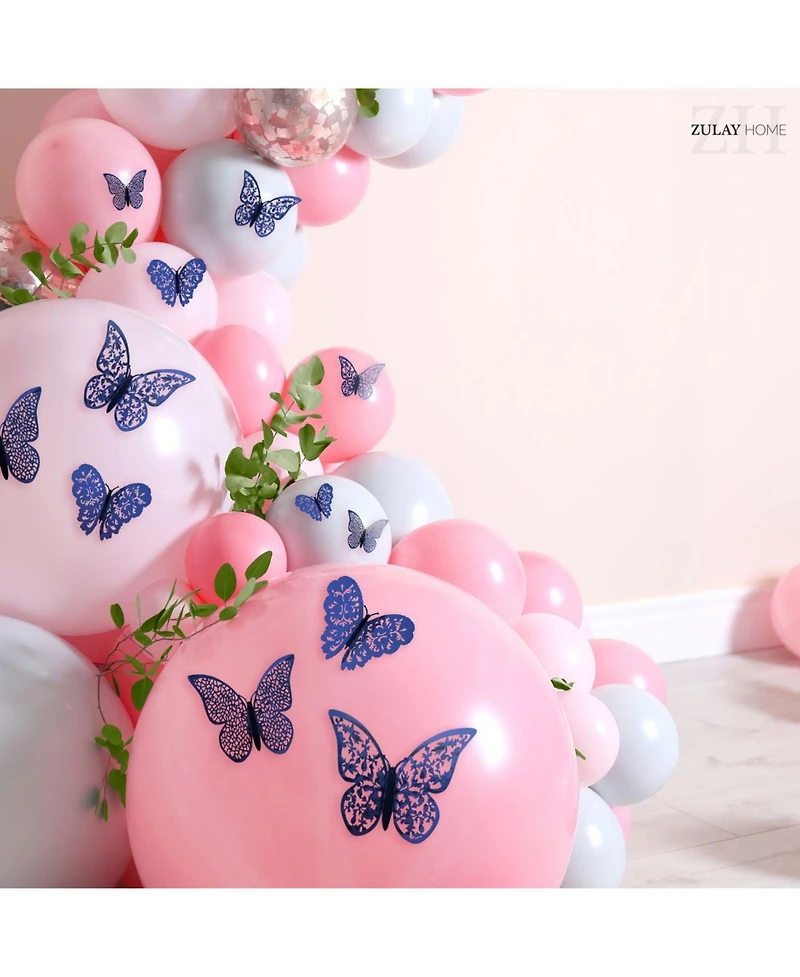 Home 3D Removable Diy Butterfly Wall Decor with 3 Wing Designs (48pcs)