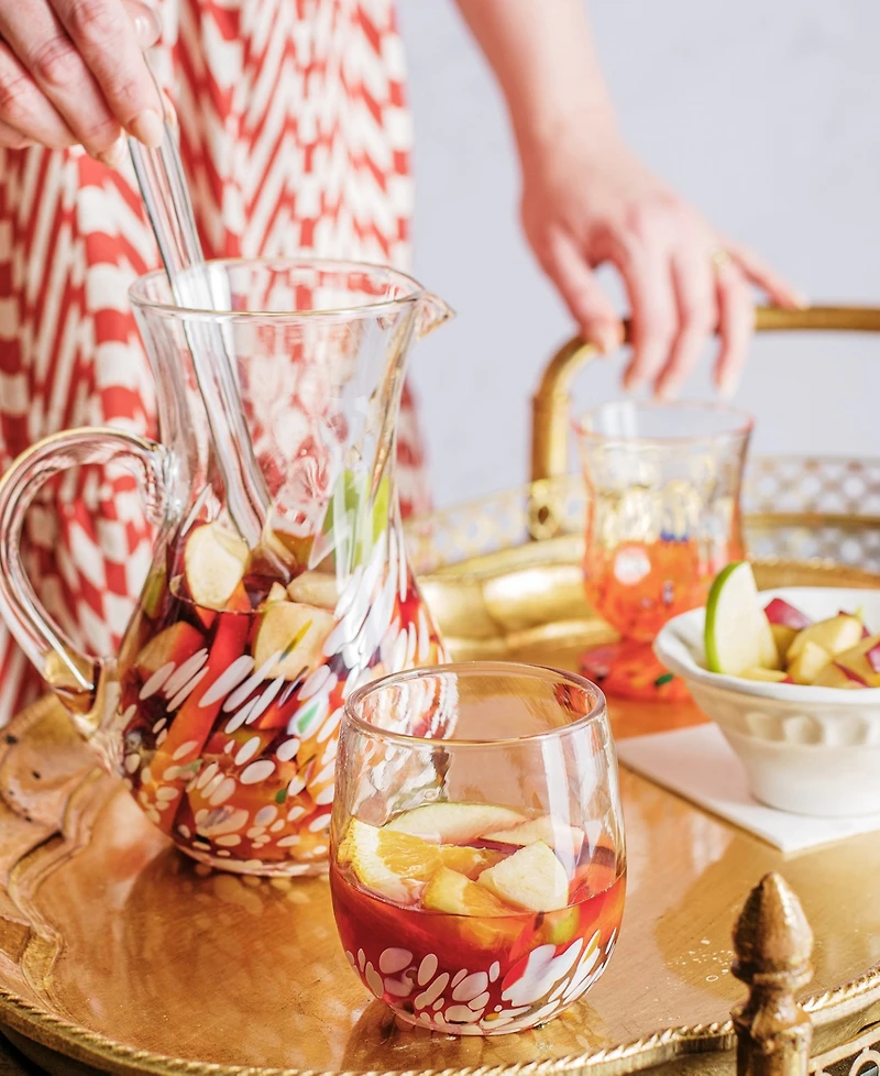 Vietri Chiara Pitcher and Stirrer Set