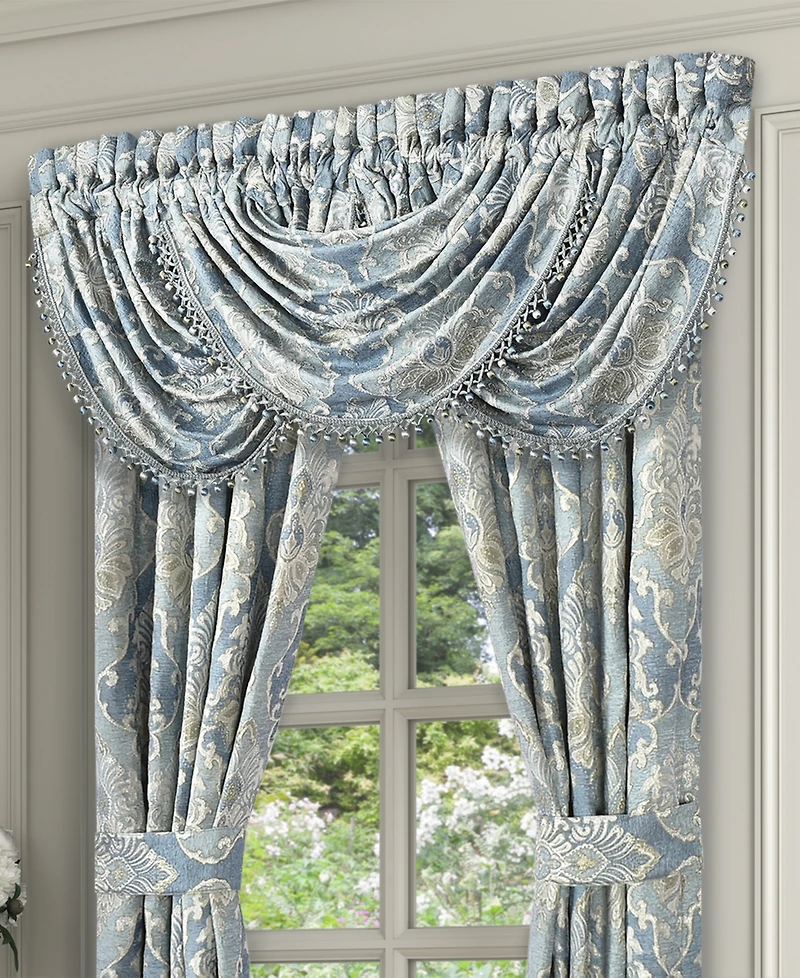 J Queen New York Celtic Window Waterfall Valance, 33" x 49"