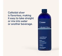 Trace Minerals | Colloidal Silver Liquid | 30 Ppm Safe Dose Mineral Supplement, 99.99% Pure, Super-Oxygenated| 16 fl oz Bottle (1 Pack)