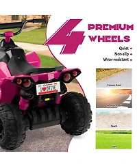 Sugift 12V Kids Ride On Atv with High/Low Speed and Comfortable Seat