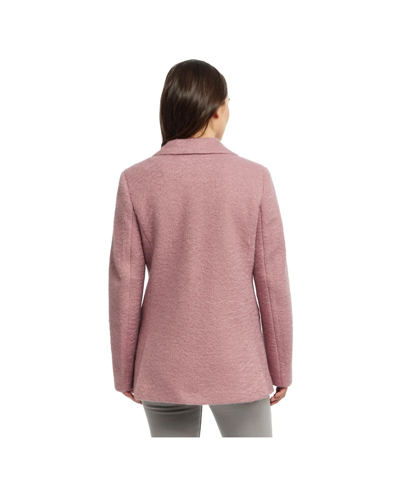 Ellen Tracy Women's Wave Boucle Tailored Coat