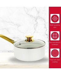Holstein Housewares 3.5QT Ceramic Nonstick Sauce Pan