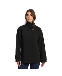 Ellen Tracy Women's Bold Twill Peacoat