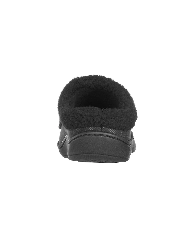 Isotoner Men's Lewis Clog Slippers with Memory Foam