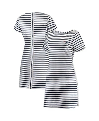 Tommy Bahama Women's White New England Patriots Tri-Blend Jovanna Striped Dress