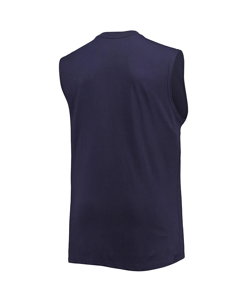 Profile Men's Navy Dallas Cowboys Big Tall Muscle Tank Top