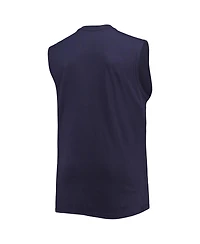 Profile Men's Navy Dallas Cowboys Big Tall Muscle Tank Top