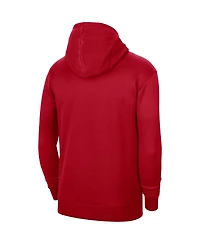 Nike Men's and Women's Red Chicago Bulls 2023/24 Performance Spotlight On-Court Practice Pullover Hoodie