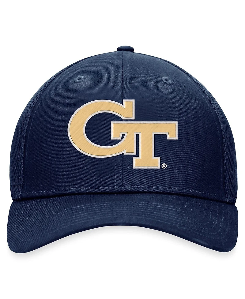 Top of the World Men's Navy Georgia Tech Yellow Jackets Spacer Flex Hat