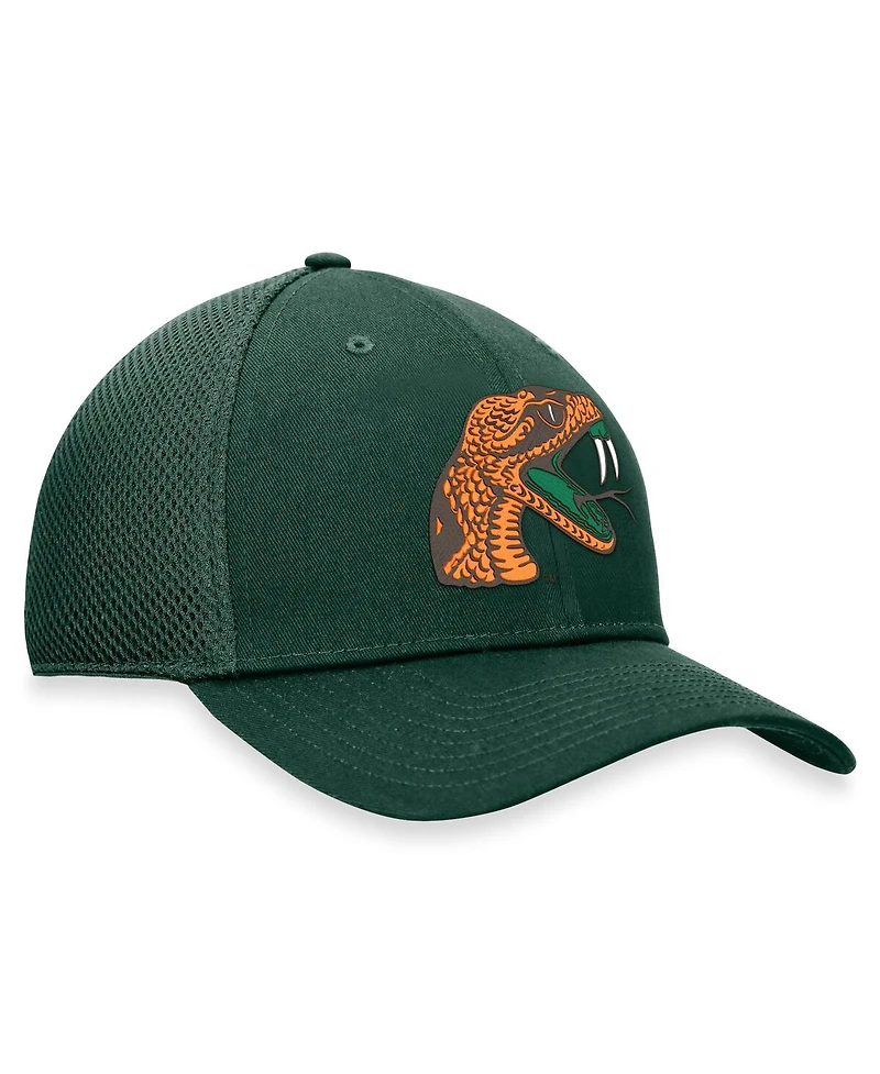 Top of the World Men's Green Florida A M Rattlers Spacer Flex Hat