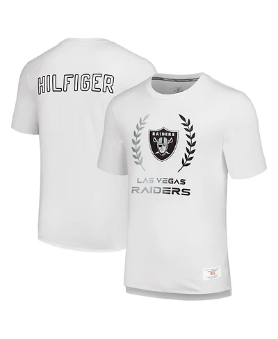 Tommy Hilfiger Men's White Las Vegas Raiders Miles T-Shirt