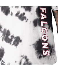 Msx by Michael Strahan Men's Black Atlanta Falcons Freestyle Tie-Dye T-Shirt