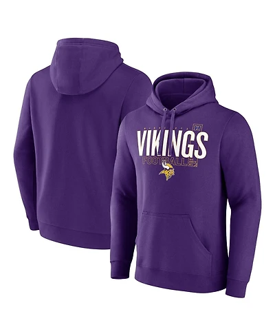Fanatics Men's Purple Minnesota Vikings Pylon Outline Pullover Hoodie