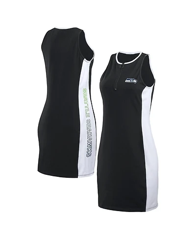 Wear by Erin Andrews Women's Black Seattle Seahawks Bodyframing Tank Dress