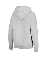 New Era Women's Gray Denver Broncos Floral Raglan Pullover Hoodie