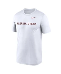 Nike Men's White Florida State Seminoles Primetime Legend Wordmark T-Shirt