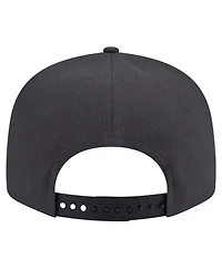 New Era Men's White/Black Brooklyn Nets Throwback Gradient Tech Font 9FIFTY Snapback Hat