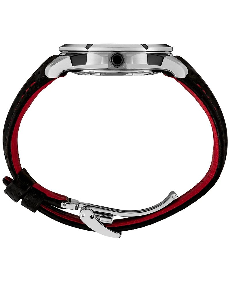Seiko Men's Coutura Black Leather Strap Watch 41mm