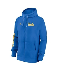 Jordan Men's Light Blue Ucla Bruins 2024 Sideline Full-Zip Hoodie