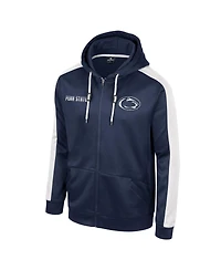 Colosseum Men's Navy Penn State Nittany Lions Reese Full-Zip Hoodie