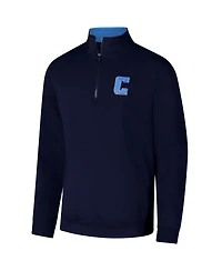 Colosseum Men's Navy Columbia University Tortugas Team Logo Quarter-Zip Jacket