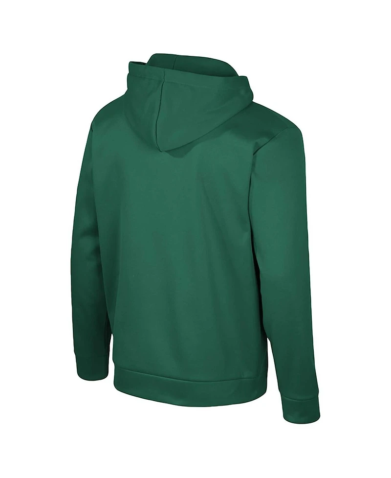 Colosseum Men's Green Michigan State Spartans Quarter-Zip Hoodie