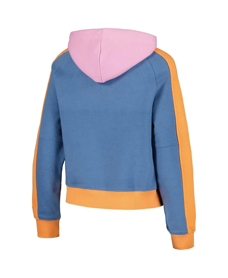 New Era Women's Light Blue Chicago Cubs Fashion Color Pop Pullover Hoodie