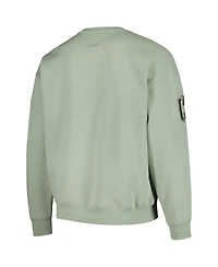 Pro Standard Men's Green Cleveland Guardians Neutral Drop Shoulder Pullover Sweatshirt