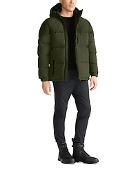 Tumi Men's Asymmetrical Zip Premium Down Fill Heavyweight Puffer
