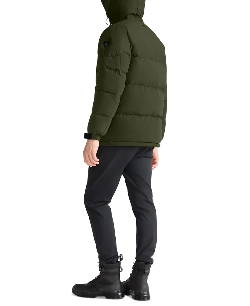 Tumi Men's Asymmetrical Zip Premium Down Fill Heavyweight Puffer