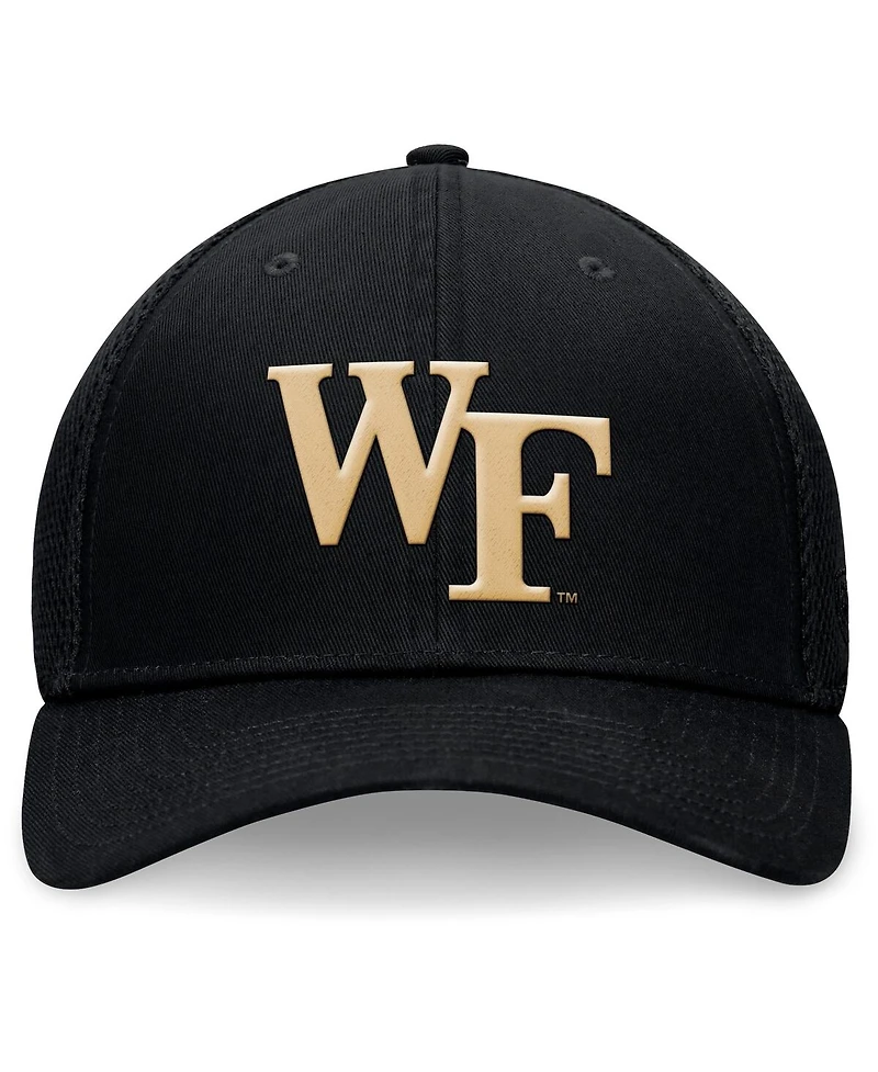 Top of the World Men's Black Wake Forest Demon Deacons Spacer Flex Hat