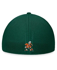 Top of the World Men's Green Miami Hurricanes Spacer Flex Hat