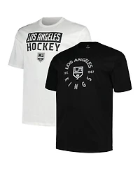 Fanatics Men's Los Angeles Kings Big Tall 2-Pack T-Shirt Set